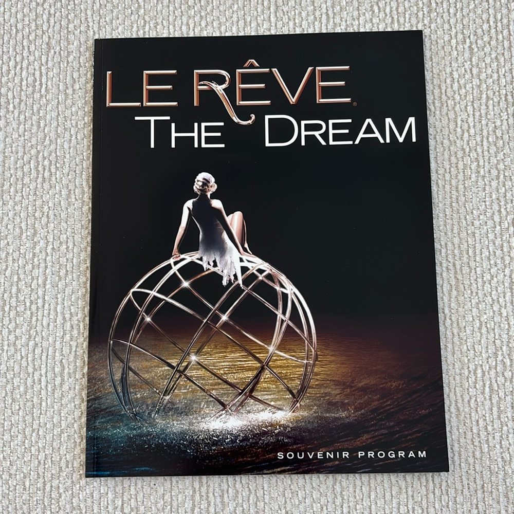 Le Reve the dream souvenir program Wynn show Las Vegas